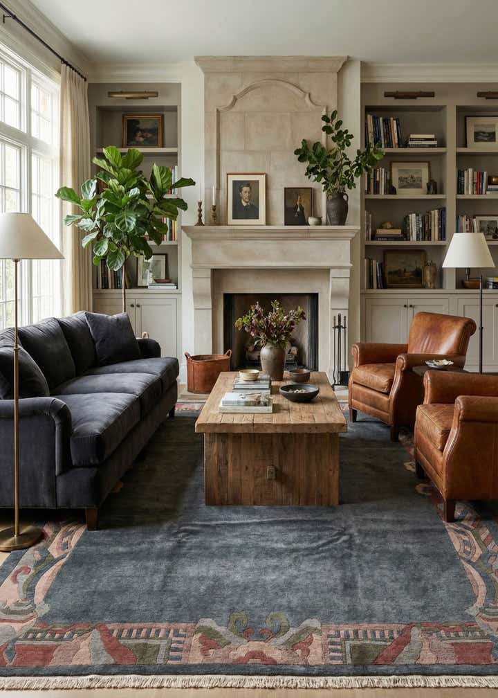 8' 2 x 11' 3 Hand Knotted Tibet Wool Rug