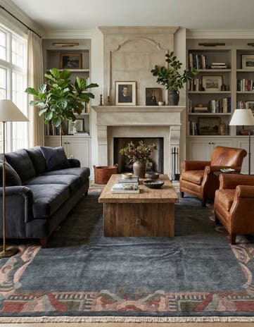 8' 2 x 11' 3 Hand Knotted Tibet Wool Rug
