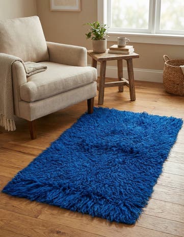 2' 5 x 4' 6 Hand Knotted Moroccan Wool Rug