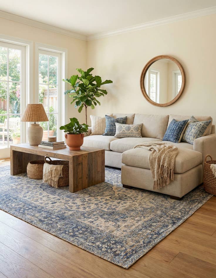 Detail image of  9' x 12'  Hand Woven Chenille Jute Rug