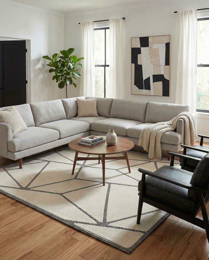 7' 10 x 7' 10 Prismatic Square Rug