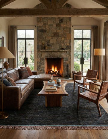 8' 10 x 12' 7 Hand Knotted Moroccan Wool Rug