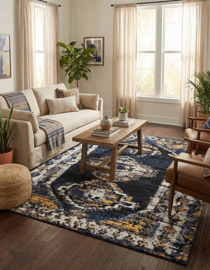 Detail image of  7' 10 x 7' 10 Tagine Square Rug