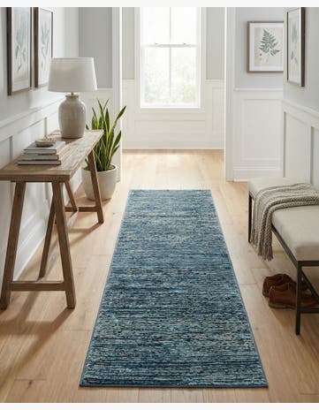Blue Finsbury Runner Rug
