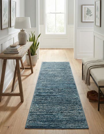 Blue Finsbury Runner Rug