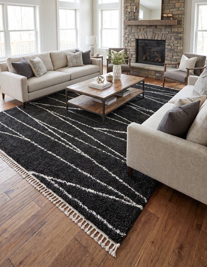 10' x 10' Serenity Shag Square Rug