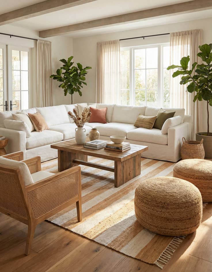 Detail image of 12' 2 x 16' 1  Hand Woven Chindi Rag Rug