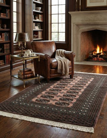 3' 3 x 5' Hand Knotted Bokhara Oriental Wool Rug