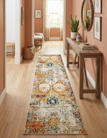 2' 7 x 10' Washable El Paso Runner Rug