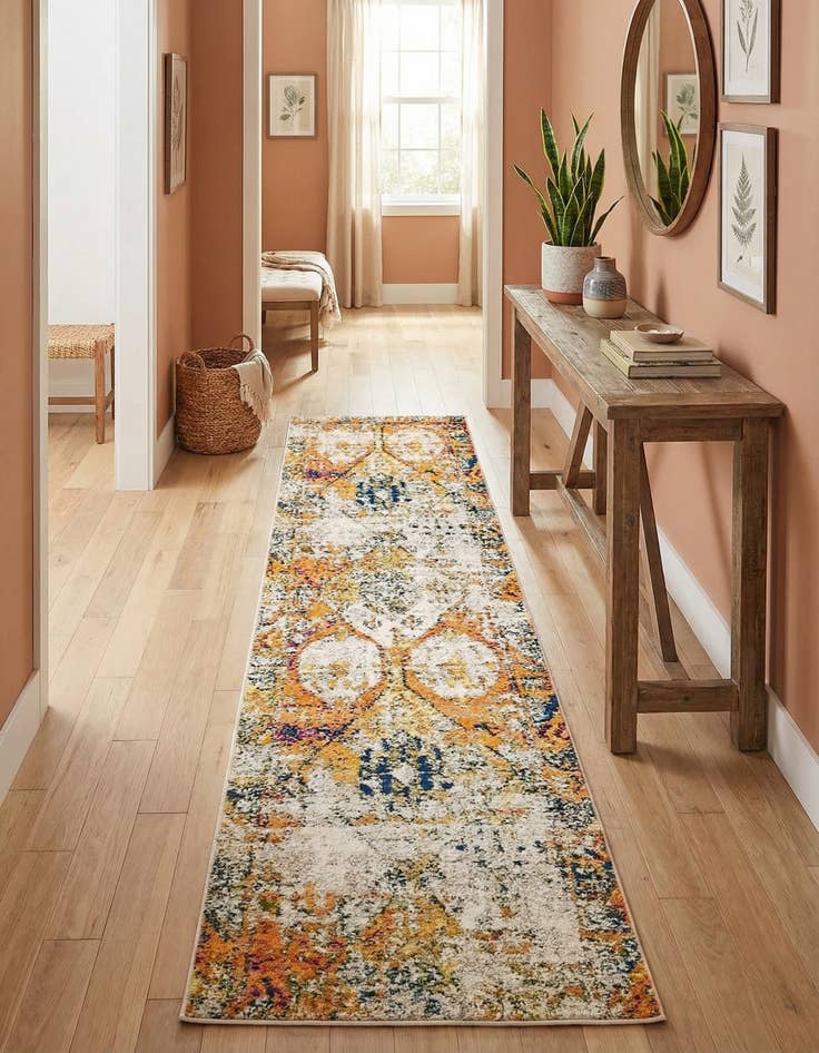 Detail image of 2' 7 x 10'  Washable Alta Runner Rug