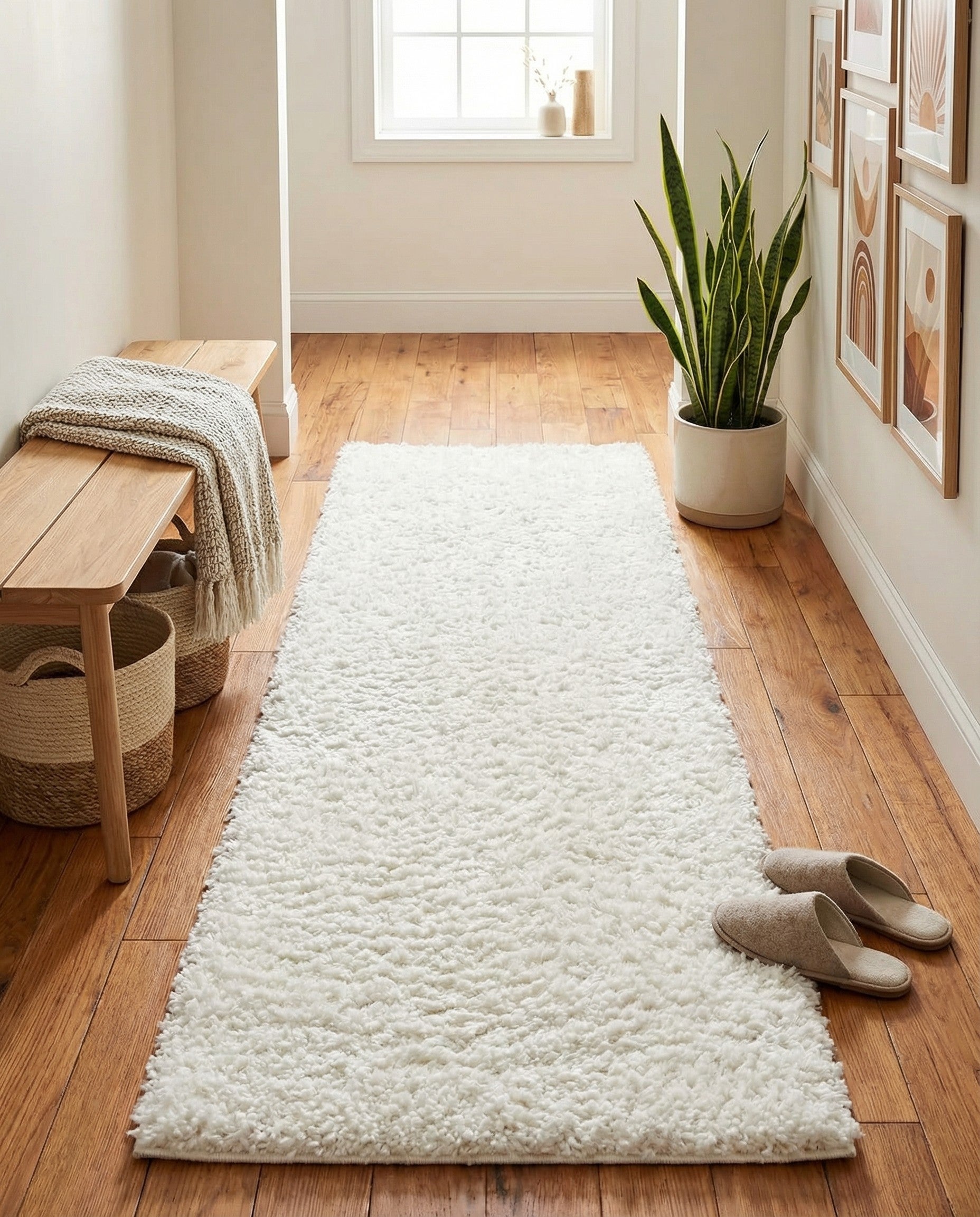  2' 7 x 10' Zermatt Shag Runner Rug