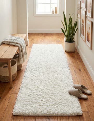 2' 7 x 10' Zermatt Shag Runner Rug
