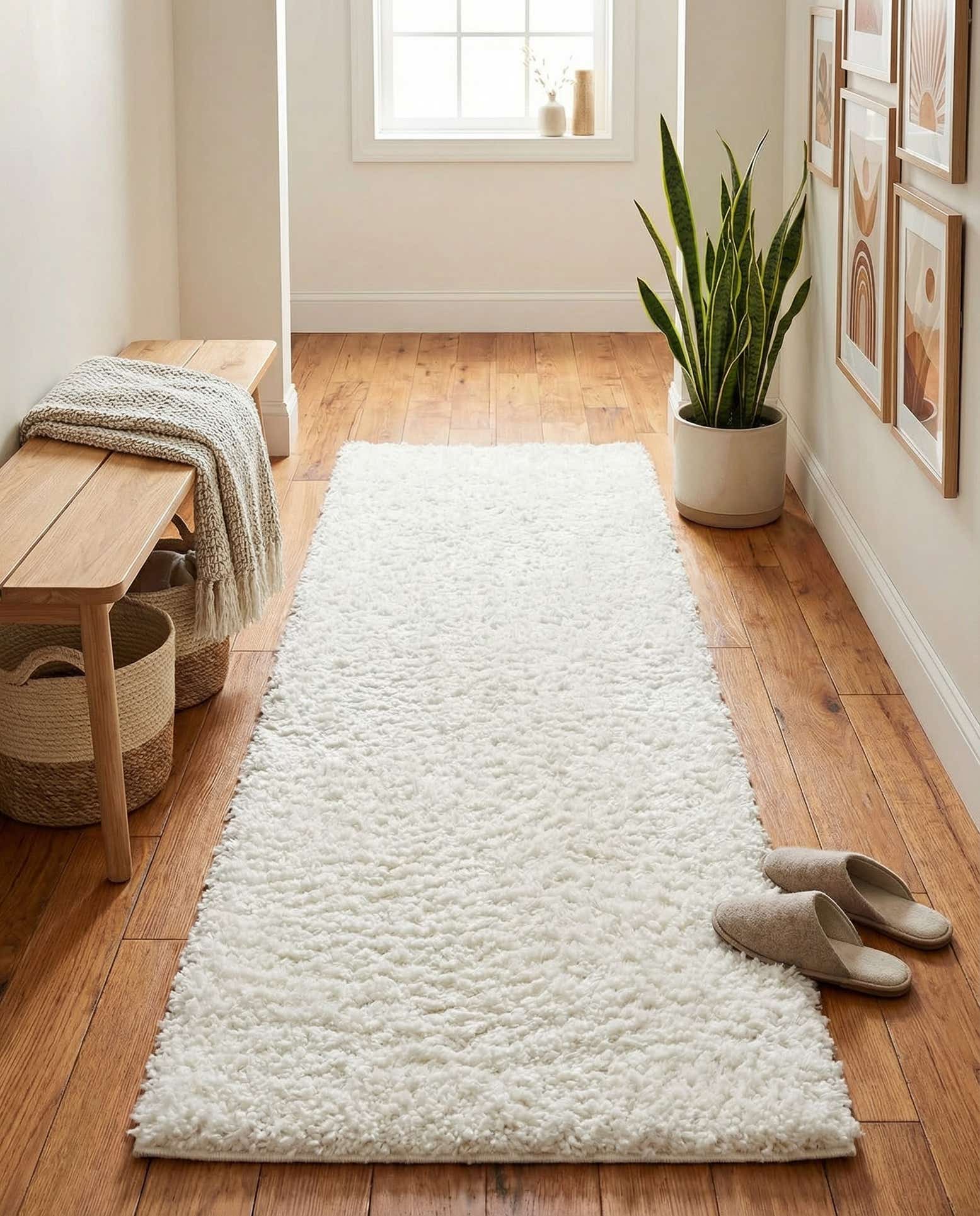 2' 7 x 10' Zermatt Shag Runner Rug
