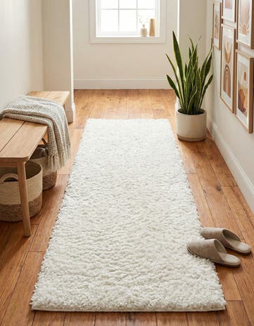 2' 7 x 10' Zermatt Shag Runner Rug