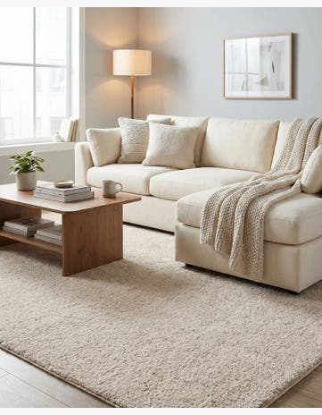 7' x 10' Soft Solid Shag Rug