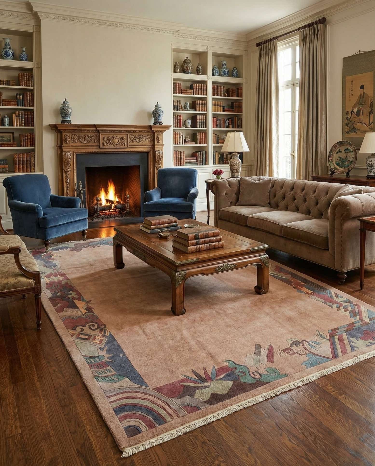 8' 6 x 11' 9 Hand Knotted Nepal Wool Rug