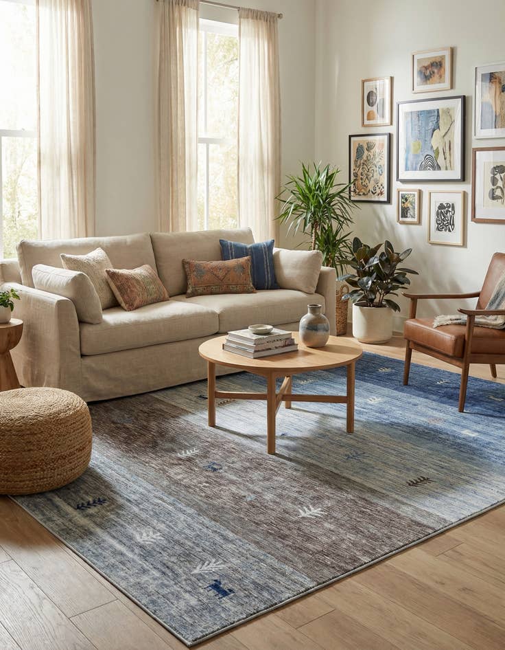 Detail image of 9' 10 x 13' 1 Gabbeh Rug