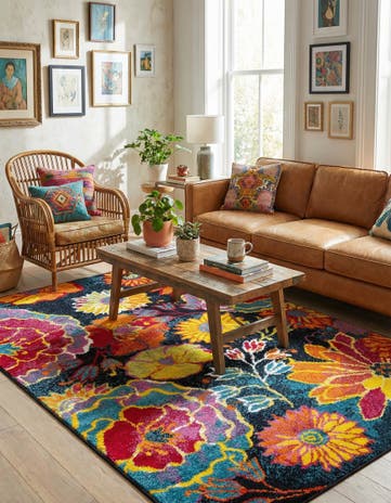 Black Tuscany Rug