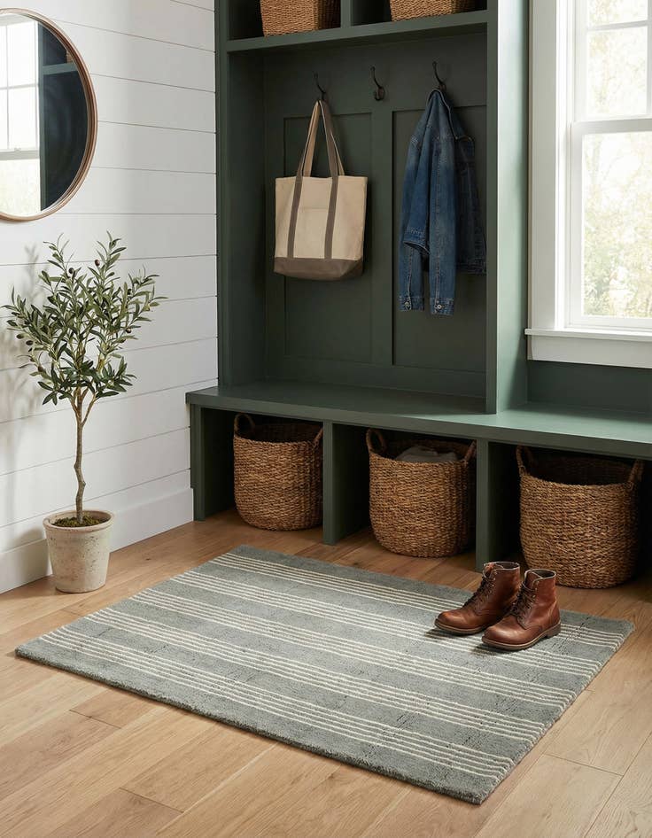 Detail image of 2' 2 x 3' 2 Jill Zarin Natural Wool Rug