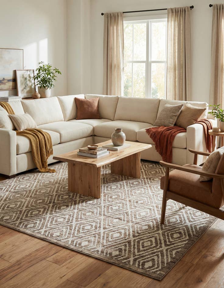 Detail image of 10' x 10' Hermitage Square Rug