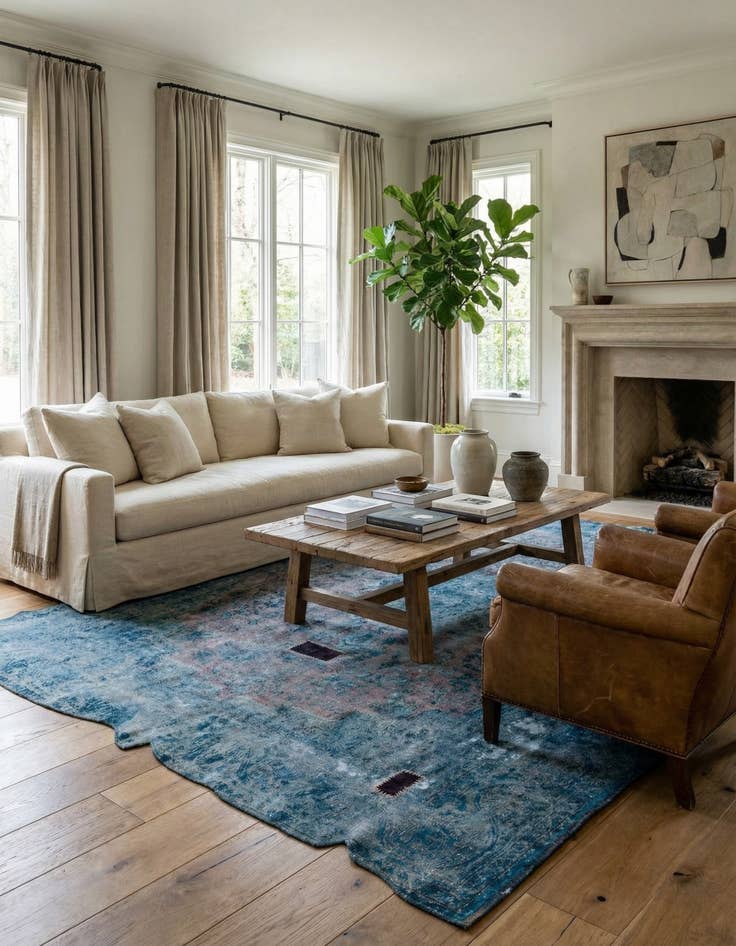 Detail image of 9' 9 x 12' 2  Hand Knotted Ultra Vintage Persian Wool Rug