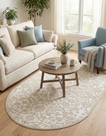 5' 3 x 8' Nepal Oval Rug