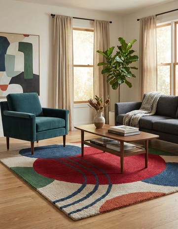 Handtufted Wool Square Rug