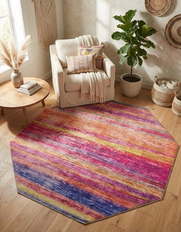 7' 7 x 7' 7 Asha Octagon Rug