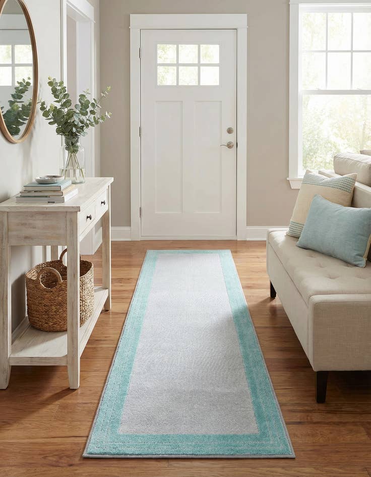 Detail image of  2' x 8'  Washable Aruba Indoor / Outdoor Runner Rug