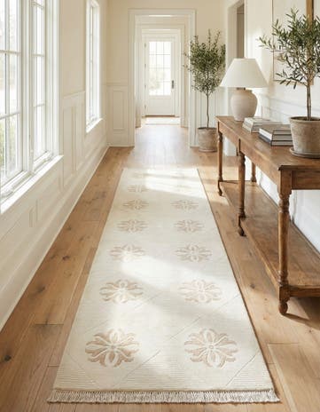 2' 7 x 9' 8 Hand Knotted Darya Wool Runner Rug
