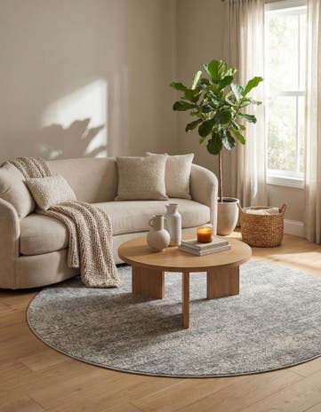 5' 3 x 5' 3 Finsbury Round Rug