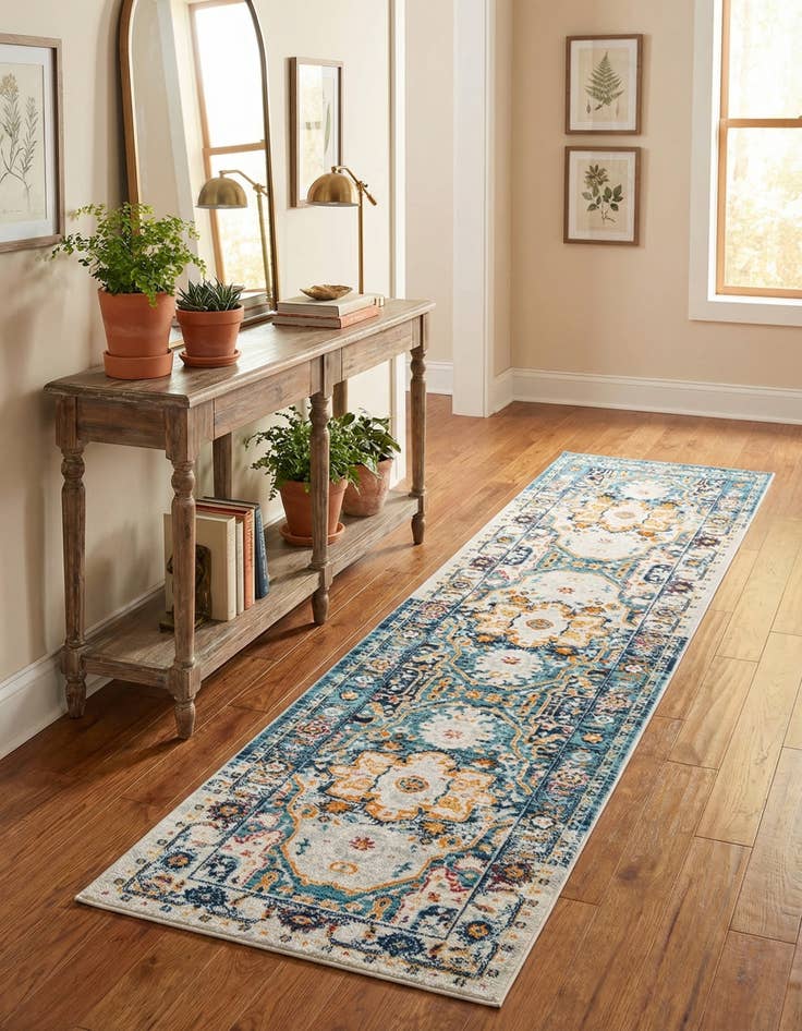 Detail image of 3' x 13' Madeline Vintage Runner Rug