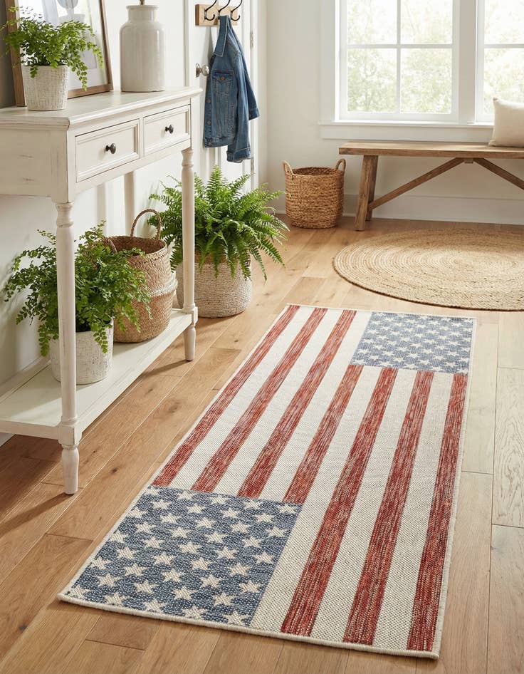 Detail image of 2' x 6'  Washable Jill Zarin Indoor / Outdoor Runner Rug