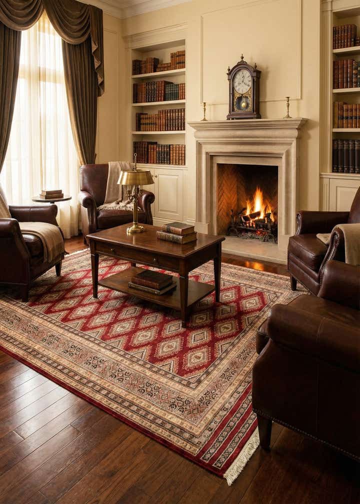 4' 6 x 7' Karachi Royal Rug