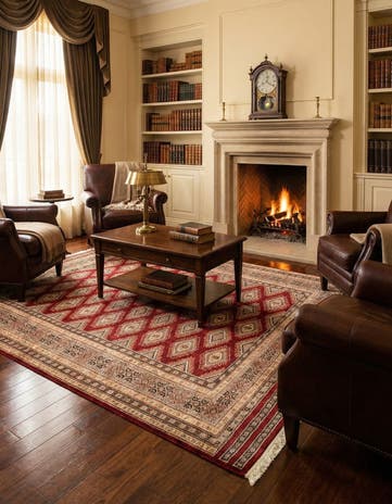 4' 6 x 7' Karachi Royal Rug