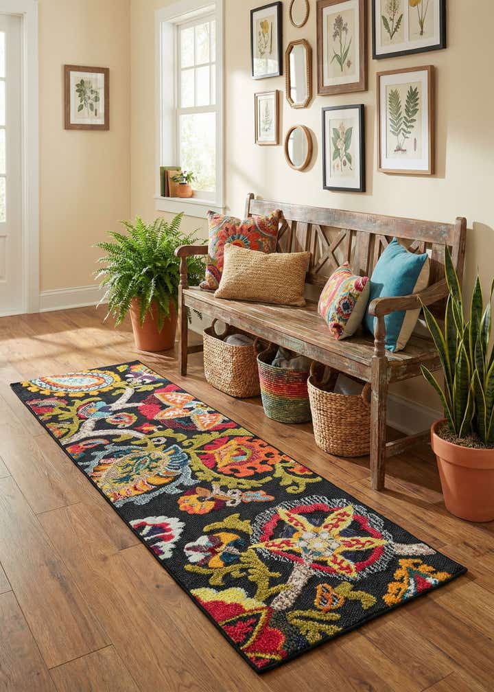 2' x 6' Easy-Clean Casablanca Indoor / Outdoor Runner Rug