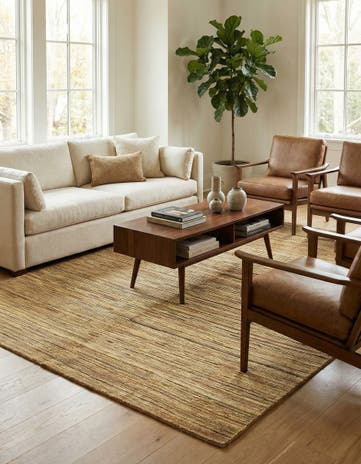 5' 9 x 8' 5 Hand Knotted Modern Ziegler Rug