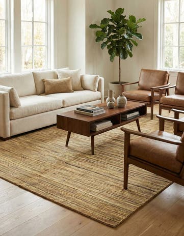 5' 9 x 8' 5 Hand Knotted Modern Ziegler Rug