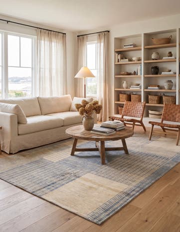 5' 9 x 7' 9 Hand Knotted Darya Wool Rug