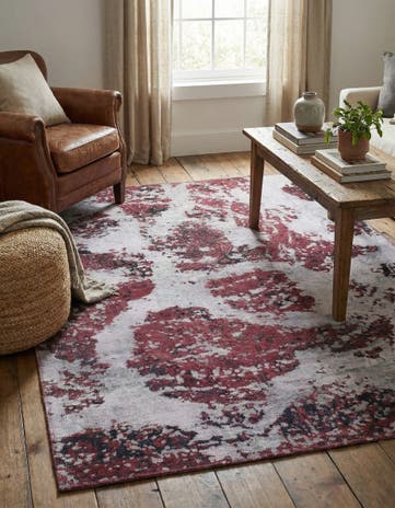 4' 10 x 6' 5 Hand Knotted Ultra Vintage Persian Wool Rug