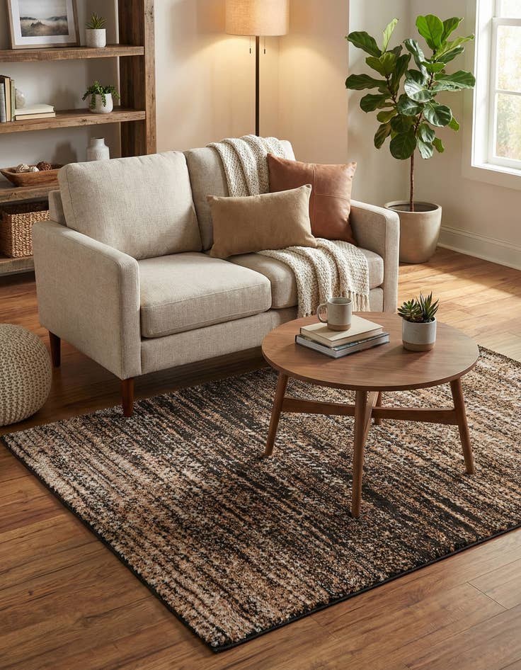 Detail image of  4' x 6' Sepia Rug