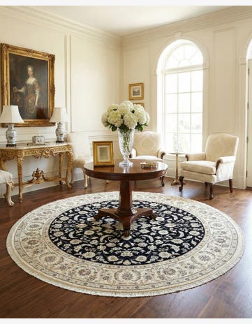 6' 7 x 6' 7 Nain Round Rug