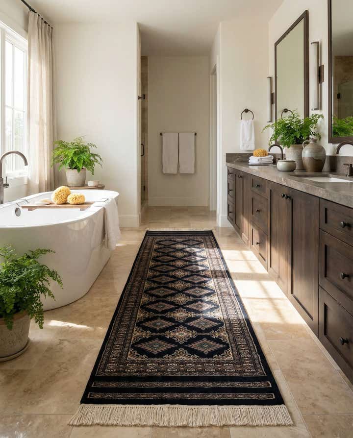 2' 1 x 6' 2 Hand Knotted Bokhara Oriental Runner Rug