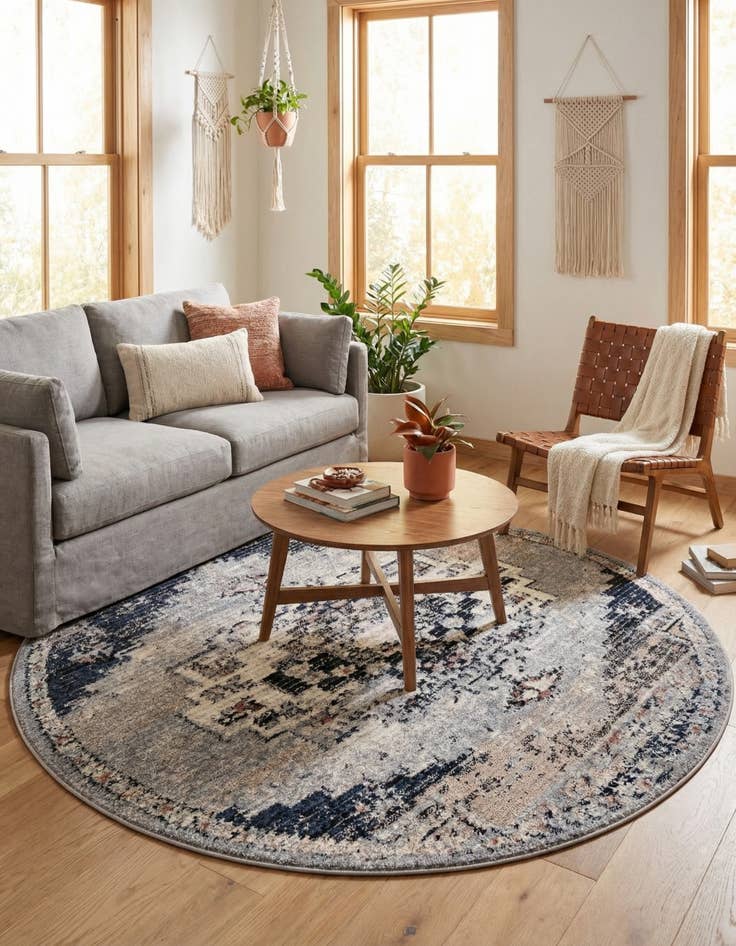 Detail image of  7' x 7' Tucson Round Rug