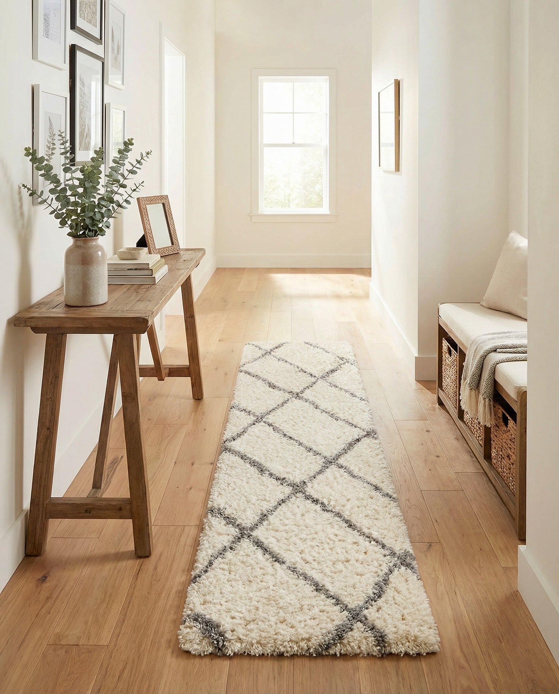  2' 7 x 12' Infinity Shag Runner Rug