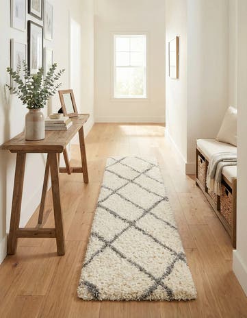 2' 7 x 12' Infinity Shag Runner Rug