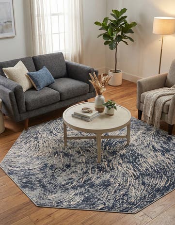 7' x 7' Oasis Octagon Rug