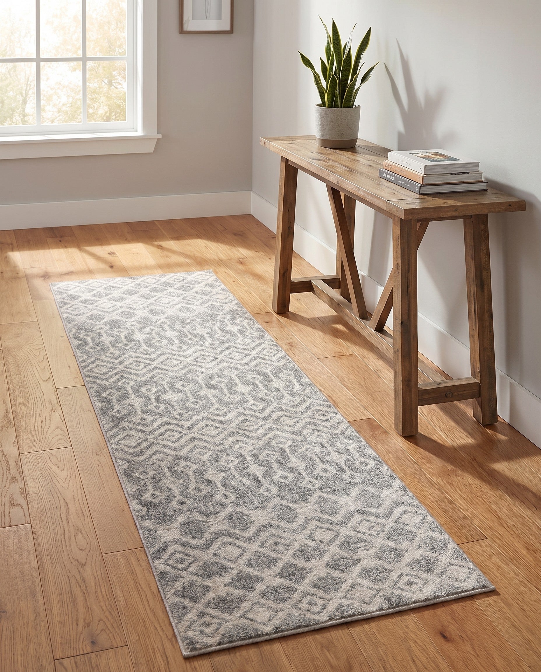 2' x 6' Eco Trellis Runner Rug
