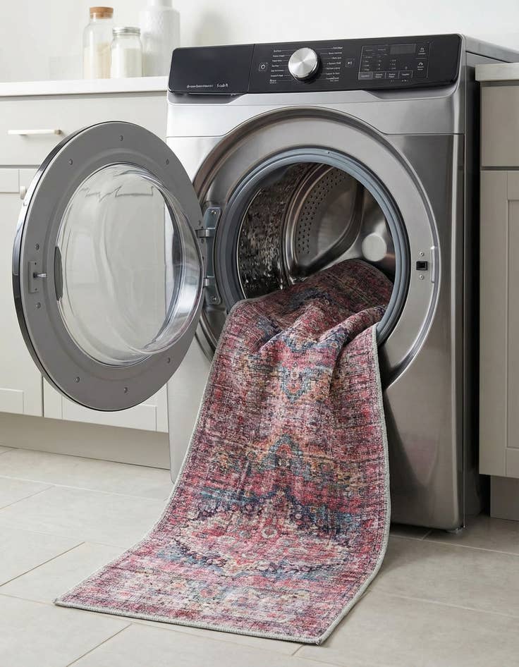 Detail image of  2' x 7' 10  Washable Mangata Runner Rug