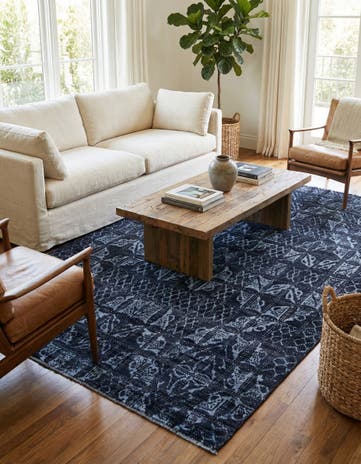 6' x 9' 1 Hand Knotted Darya Rug
